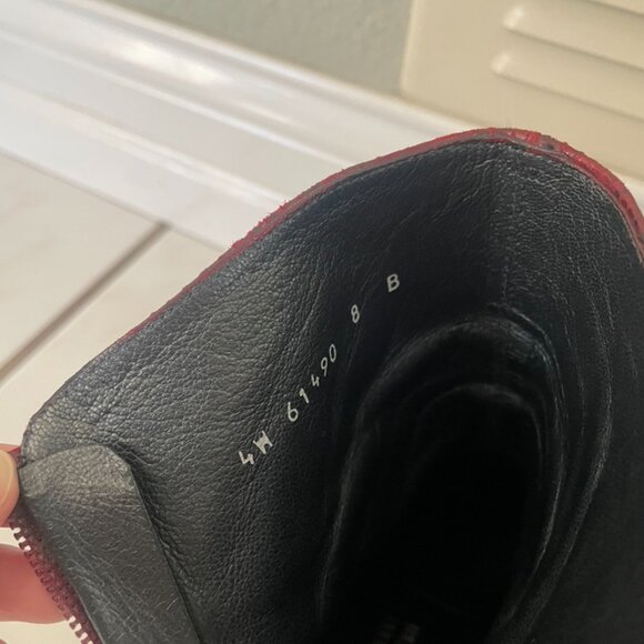 Red Stuart Weitzman Snake Skin Boots! - Picture 6 of 7